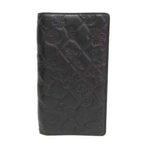 CHANEL Authentic Black Leather Wallet